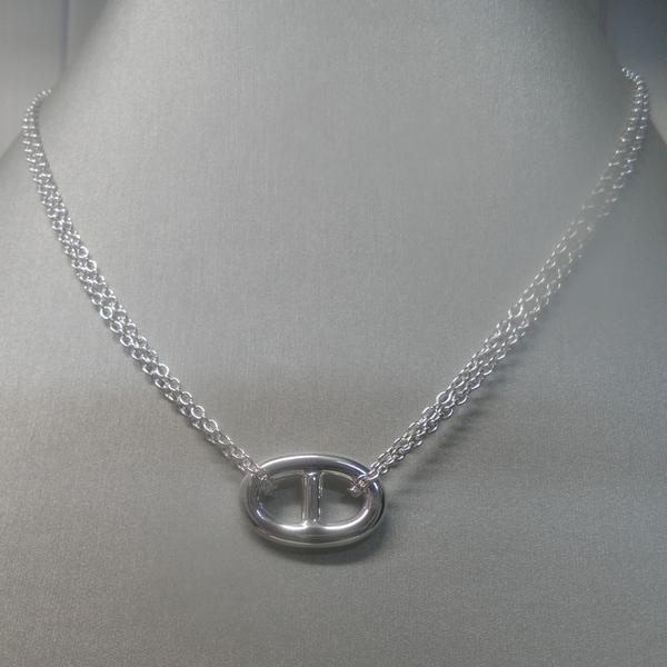 Collier Clio Blue Argent CO1931