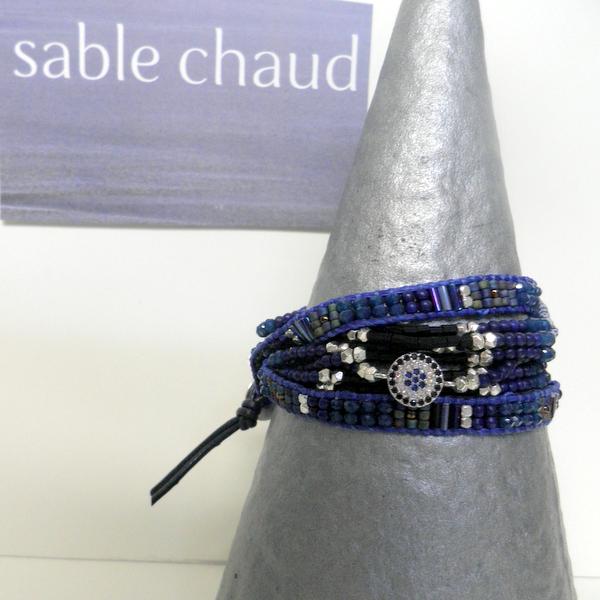 Bracelet Sable Chaud 240251 Bleu